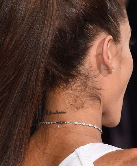 Behind The Neck Tattoos, Moonlight Tattoo, Tattoos Moon, Side Neck Tattoo, Tattoo Moon, Sharpie Tattoos, Tattoos For Lovers, Tattoo Script, Side Tattoos