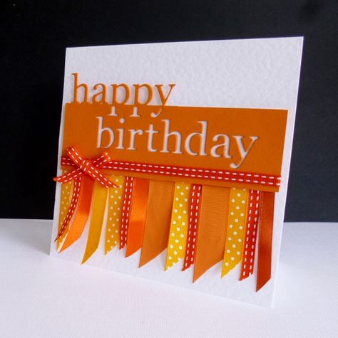 Handmade Cards With Ribbon, Using Ribbons On Cards, Cards With Ribbons Simple, Stampin Up White Frayed Ribbon, Ribbon Cards Handmade, Cards Using Ribbon, Ribbon Cards Ideas, Cards With Ribbon, Ribbon Cards