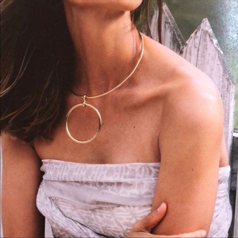 18k Yellow Gold-Plated Brass India Hicks Double O Necklace With Fishhook Closure. Includes Gift Box Box. 18k Yellow Gold-Plated, Brass Length: 15" Measurements: Chain Length 15“ Small O - 2.2" Small O Can Be Removed To Use On A Chain, For A Different Look. You Can Also Add Additional Charms To The Necklace. Necklace Opens Up For Easy On And Off. Brand New, But Will Not Come In Original Box. O Necklace, Palm Necklace, Sand Necklace, India Hicks, Hexagon Necklace, Horn Pendant Necklace, Multi Strand Beaded Necklace, Off Brand, Beaded Tassel Necklace