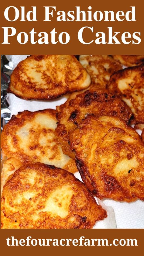 Mashed Potato Cakes Leftover, Fried Potato Cakes, Mashed Potato Patties, Potato Cakes Recipe, Mashed Potato Cakes, Potato Fritters, Potato Patties, Potato Recipes Side Dishes, Leftover Mashed Potatoes