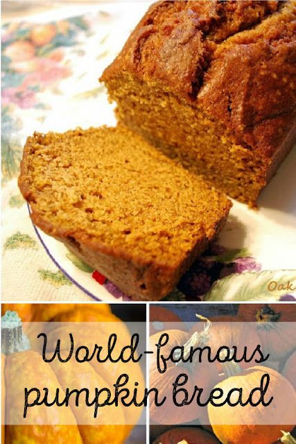 Best Pumpkin Bread Recipe, Healthy Pumpkin Bread, Yummy Bread, Baked Desserts, Pumpkin Bread Easy, Pumpkin Bread Pudding, Moist Pumpkin Bread, Famous Recipe, Pumpkin Bread Recipe