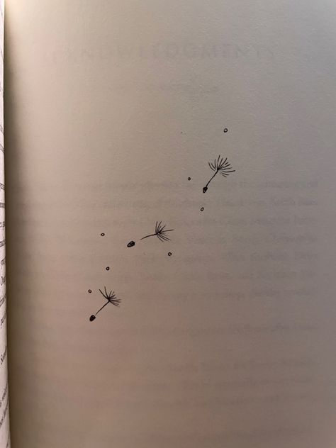 3 Of Something Tattoo, Minimalistic Tattoo Meaningful, Aesthetic Tattoo Inspiration, Tattoo Designs Dandelion, Very Dainty Tattoos, Aesthetic Book Tattoos, Dainty Elegant Tattoos, Tattoos That Mean Freedom, Pretty Nature Tattoos