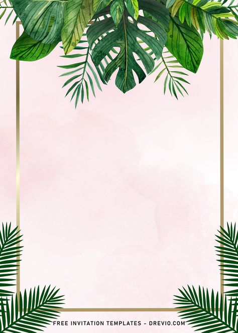 Download Now 8+ Monstera Leaves Birthday Invitation Templates For Your Kid's Upcoming Summer Themed Birthday Bash Do you have any plan to create your own invitations all by yourself? It’s a wonderful idea and you are at the right place to discover hundred secrets behind of making beautiful invitation card f... Invitation Card Design Birthday Kids, Invitation Card Design Birthday Template, Birthday Invitation Card Design, Bday Invitation Card, Summer Newsletter, Birthday Nature, Hands Sketch, Create Birthday Invitations, Theme Bapteme