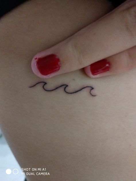 Waves tattoo Triple Wave Tattoo, Caiti Mackenzie, Wave Tattoo, Waves Tattoo, Fish Tattoos, Jesus Fish Tattoo, Tatting, Tattoo Quotes, Piercings