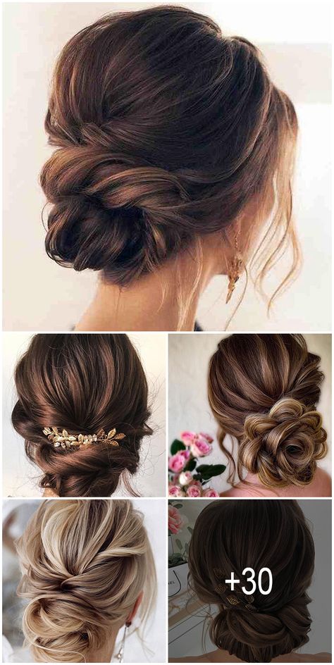 30 Timeless Classic Wedding Hairstyles ♥ We have classic wedding hairstyles for every theme and taste. If you’ve been dreaming of a timeless fairytale wedding, we have your inspiration. #weddingforward #bride #weddinghairstyles #bridalhair #weddinghairideas #ClassicWeddingHairstyles Updo For Bride With Veil, Wedding Updo Beach, Bridesmaid Hairstyles Chignon, Updos Long Hair Wedding, Loose Chignon Wedding, Classic Hair Updo Classy, Soft Wedding Hair Updo, Satin Wedding Dress Hairstyles, Bridal Updo With Volume