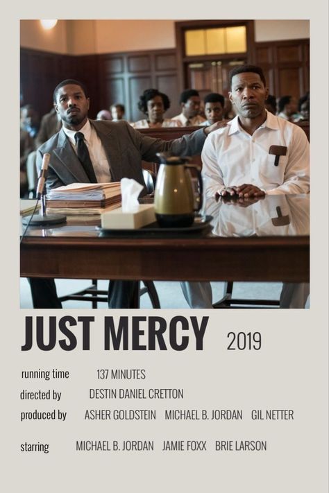 Mercy Movie, Black Love Movies, Just Mercy, Indie Movie Posters, Bryan Stevenson, Movies To Watch Teenagers, Netflix Movies To Watch, Iconic Movie Posters, Movie To Watch List