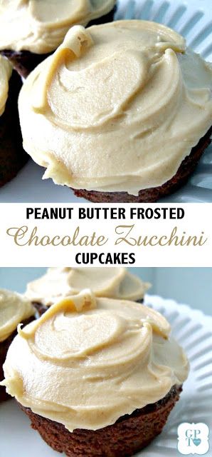 Chocolate Zucchini Cupcakes Recipes, Chocolate Zucchini Cupcakes Moist, Chocolate Zucchini Cake With Peanut Butter Frosting, Peanut Butter Zucchini Muffins, Zucchini Cupcakes Recipes, Moist Chocolate Zucchini Cake, Chocolate Zucchini Cupcakes, Cupcakes With Peanut Butter Frosting, Zucchini Desserts