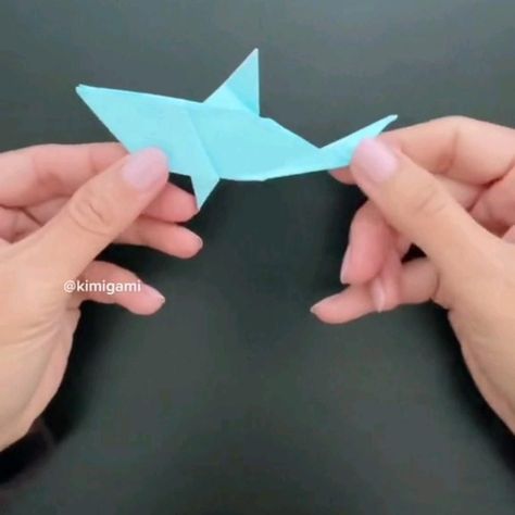 Creative Crafts for Toddlers: Engage Their Imagination Today! Shark Origami Easy, Shark Origami, Beginner Origami, Scrapbook Cards Ideas, Cards For Scrapbook, Origami Shark, Easy Origami Animals, How To Make Cards, Origami Step By Step