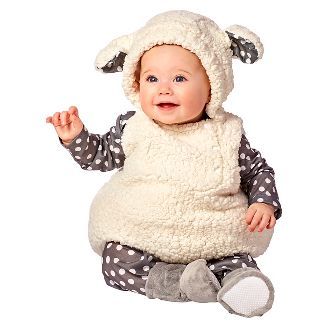 Baby Lamb Costume, Toddler Knee High Socks, Sheep Costume, Diy Baby Costumes, Lamb Costume, Lamb Plush, Baby Lamb, Grey Booties