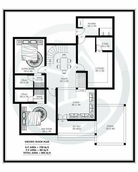 2700 Sq Ft House Plans, Amazing House Designs, Kerala Home Design, Budget House Plans, 30x40 House Plans, Small Modern House Plans, Kerala Home, 2bhk House Plan, Kerala House