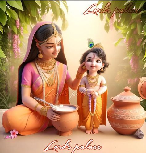 Krishna Yashoda, Mother's Pic, Good Morning Nature Images, Yashoda Krishna, Krishna And Radha, God Wallpaper, God Photos, Happy Ganesh Chaturthi Images, Sai Baba Photos