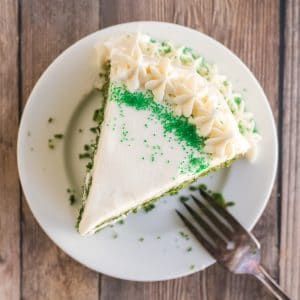 Green Velvet Cake with Baileys Cream Cheese Frosting - An Italian in my Kitchen Baileys Cream, Green Velvet Cake, Baileys Irish Cream Recipes, Apple Cake Recipe Easy, St Patricks Day Cakes, Cream Cheese Frosting Cake, St Patricks Day Food, Moist Cake, Moist Cakes