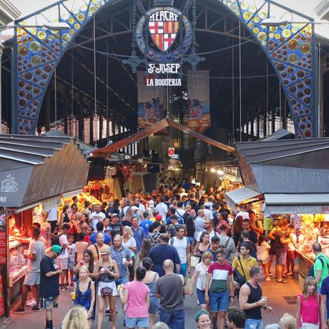 Explore La Boqueria Market for fresh seafood, local cheeses, and Spanish delicacies! 🐟🧀 Experience the best of Barcelona by staying at Maison Piñata and savoring our local charm! 🌍❤️  #LaBoqueria #Barcelona #Spain #Foodie Boqueria Market Barcelona, La Boqueria Market, La Boqueria Barcelona, La Boqueria, Fresh Seafood, Barcelona Spain, Vacation Rentals, Seafood, The Magic