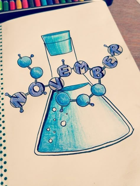 Cover Pages Chemistry, Science Page Design, Cover Page For Project Science, Chemistry Project Cover Page Ideas, Chemistry Notebook Cover Ideas, Science Project Cover Page Ideas, Chemistry Cover Page Ideas, Science Cover Page Ideas, Chemistry Cover Page