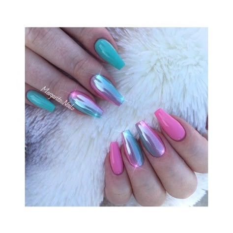 Mirror Nails, Unicorn Nails, Her Nails, Blue Sparkle, Nails Blue, Super Nails, Blue Nail, Fancy Nails, Nail Arts