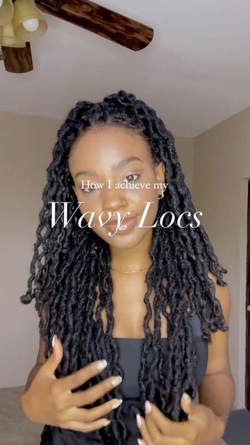 Wavy Locs Hairstyles, Loc Twist Out, Loc Braid Out, Locs Two Strand Twist, Two Strand Twist Locs, Wavy Locs, Quick Curls, Beautiful Dreadlocks, Two Strand Twist