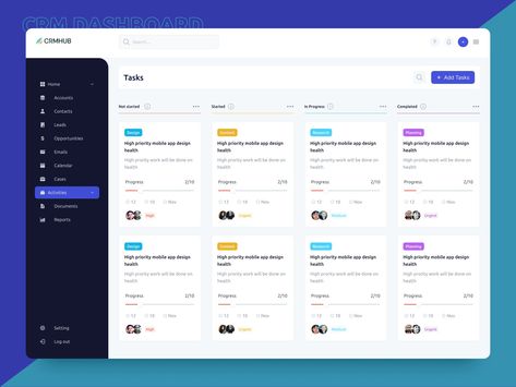 Saas Task Management Dashboard Design :: Behance Task Management Ui, Task Management Dashboard, Saas Website Design, Dashboard Ui Design, Task Management App, Software Ui Design, Sales Crm, Performance Tasks, Ui Website