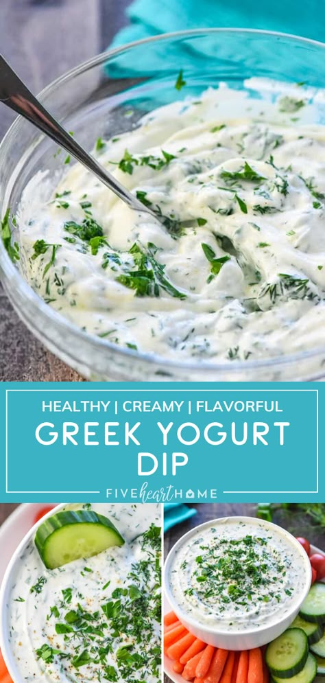 Dip Greek Yogurt, Easy Greek Yogurt Dip, Yogurt Dip Recipes, Greek Yogurt Dips Recipes, Easy Dip Recipes Healthy, Healthy Veggie Dips Recipes, Healthy Dips With Greek Yogurt, Greek Yogurt Ideas Healthy, Dips Made With Greek Yogurt