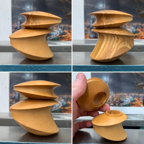 Multi Axis Woodturning, Woodturning Art, Woodturning Ideas, Wood Shop Projects, Wood Turning Projects, Brick Design, Wood Bowls, Wooden Bowls, Lathe