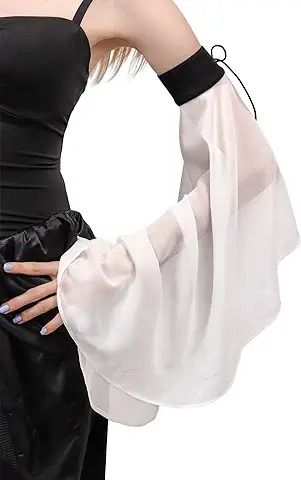 Amazon.ca : pirate sleeves detachable Sleeves For Wedding Dress, Jellyfish Costume, Tulle Gloves, Party Photoshoot, Fitness Wear Outfits, Detachable Sleeves, White Clothing, For Wedding Dress, White Dress Party