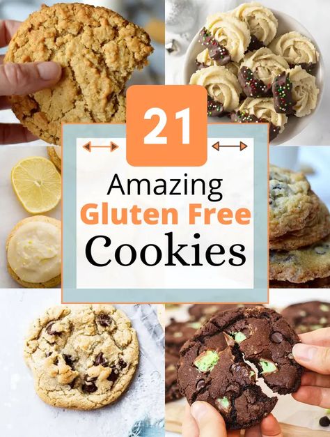 21 Irresistible Gluten Free Cookies - caramel and cashews Gluten Free Cookies Easy, Best Gluten Free Cookies, Cookies Sans Gluten, Apple Chocolate, Glutenfri Baking, Gluten Free Snickerdoodles, Grain Free Cookies, Weight Watcher Desserts, Gluten Free Cookie