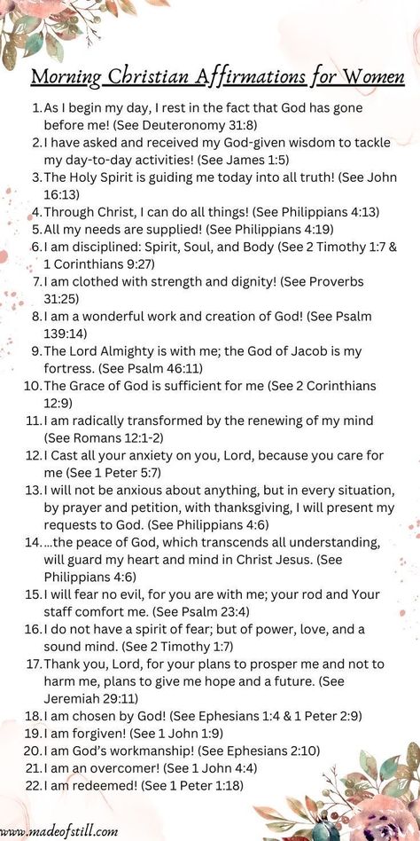 Powerful Morning Prayer, Learn The Bible, Fast And Pray, Christian Affirmations, Christian Bible Study, Bible Study Lessons, Bible Study Verses, Affirmations For Women, Bible Motivation