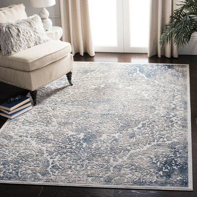 Williston Forge Mainor Gray Area Rug Rug Size: Rectangle 9' x 12' Well Woven, Industrial Area Rugs, Area Rug, Vintage Area Rugs, Abstract Rug, Nebraska Furniture Mart, Online Home Decor Stores, Grey Rugs, Blue Rug