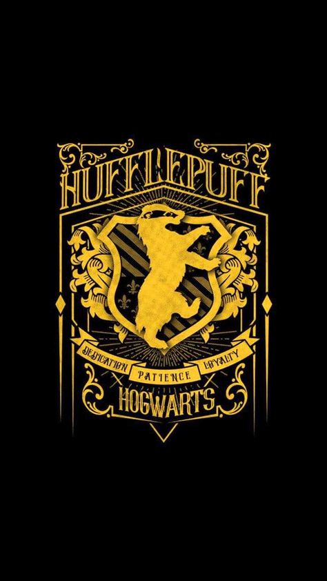 Hufflepuff Wallpaper Discover more Harry Potter, Hogwarts, Hufflepuff, Hufflepuff Crest, Hufflepuff House wallpaper. https://www.ixpap.com/hufflepuff-wallpaper-3/ Hogwarts, Iphone Wallpaper, Harry Potter, Fan Art, Fan, T Shirts, Iphone, Gold, Black