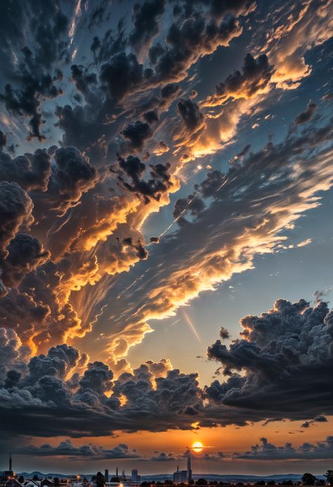 Sky Aesthetic Sky Collage, Mountains With Clouds, Wallpaper Of The Sky, Pretty Sky Pictures, Best Wallpapers For Laptop, Beautiful Sky Pictures, Pretty Backrounds, Sunrise Clouds, Night Landscape Photography