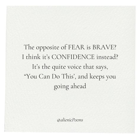 Be Confident to face every FEAR! #confidence #confidencequotes #fear #confidencepoem #poetry #poetrycommunity #positivity #positivevibes #positivequotes #poetryoftheday #poem #alienicpoems #poemoftheday Poem A Day, Confidence Quotes, Be Confident, Positive Vibes, Good Vibes, Positive Quotes, Poetry, Inspirational Quotes, Confidence