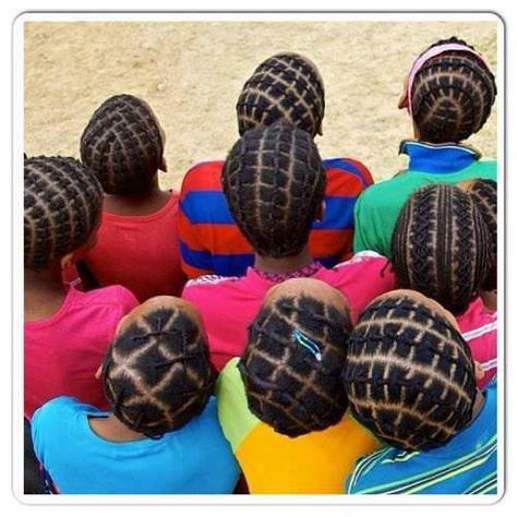 Learn how to grow your kids hair long with a simple regimen - https://blackhairinformation.com/hairstyle-gallery/learn-grow-kids-hair-long-simple-regimen/ African Threading, The Blacker The Berry, Hair Threading, Cabello Afro Natural, Hairstyle Gallery, Natural Hair Braids, Cornrows Braids, Hair Images, African Hairstyles