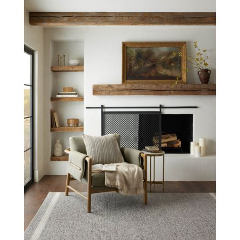 Magnolia Home by Joanna Gaines x Loloi Magnolia Home By Joanna Gaines X Loloi Ashby Slate / Ivory Area Rug - Wayfair Canada Inspire Me Home Decor, Ivory Area Rug, Magnolia Homes, Joanna Gaines, Living Room Inspo, Decoration Design, Home Interior, Home Living Room, Basement