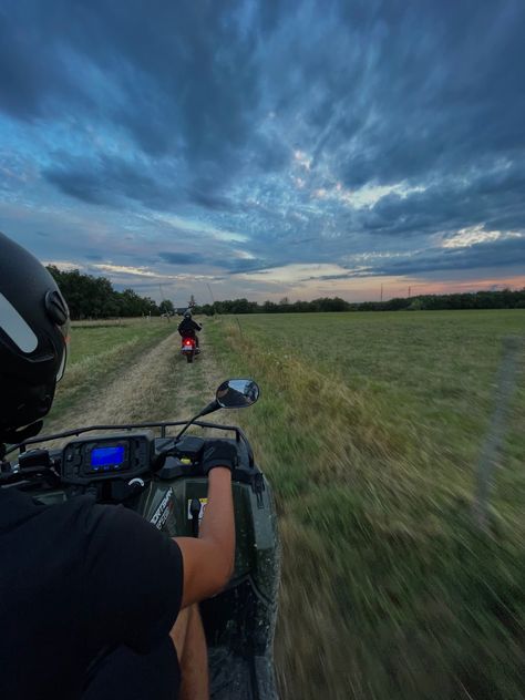 Four Wheeling, Motocross Love, Bike Aesthetic, Atv Riding, Quad Bike, 4 Wheeler, Ranch Life, Best Photo Poses, Best Friend Pictures