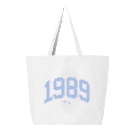 Taylor Swift 1989 Tote Bag Limited Edition & Sold Out. Brand New & Sealed In Packaging. In Hand & Ready To Ship! 1989 Merch, Taylor Swift Store, New Taylor Swift, Taylor Swift Merchandise, Taylor Swift Merch, Preppy Bags, White Tote Bag, Taylor Swift 1989, Long Live Taylor Swift