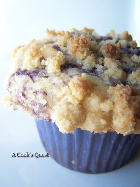 A Cook's Quest: The Best Ever Blueberry Muffins Blue Muffins, Blueberry Recipe, Blueberry Streusel, Muffins Blueberry, Best Blueberry Muffins, Streusel Muffins, Berry Muffins, Blueberry Crumble, Brownie Desserts