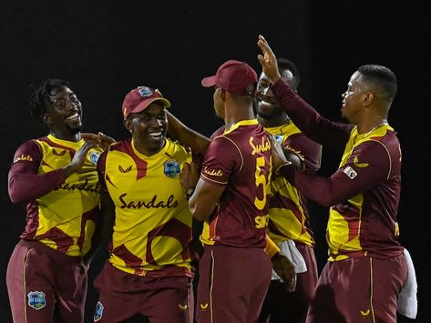 West Indies vs Australia: Host West Indies Win T20I Series Opener After Australia Collapse Cricket Background, Dwayne Bravo, West Indies Cricket Team, West Indies Cricket, Mitchell Marsh, N Logo Design, Man Of The Match, Black Lives Matter Movement, Latest Sports News