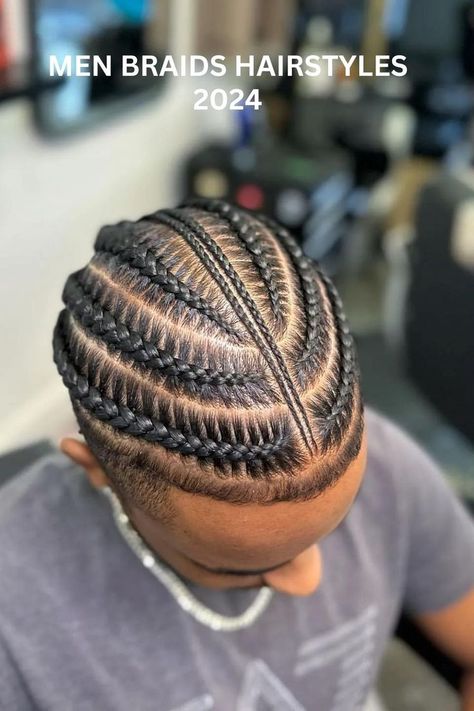 Braids Hairstyles On Men, Braid Hair For Men, Men Cornrows Design Short, Guys Braids Hairstyles, Cornrow Ideas For Men Short Hair, Four Cornrows Men, Male Cornrows Hairstyles, Male Braiding Hairstyles, Cool Men’s Braids