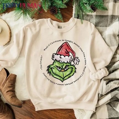 Grinch Christmas Grinchmas Grinch Christmas Holiday Funny Christmas Unisex Sweatshirt Hoodie Classic Tee Check more at https://teebyhuman.com/product/grinch-christmas-grinchmas-grinch-christmas-holiday-funny-christmas-unisex-sweatshirt-hoodie-classic-tee/ Grinch Sweater, Grinch Hoodie, Grinch Shirts, Sweater For Men, Holiday Party Outfit, Women Christmas, Grinch Christmas, Christmas Hoodies, Christmas 2023