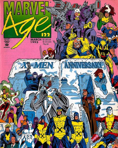 454 Likes, 16 Comments - Planetxmen (@planetxmen) on Instagram: “Marvel Age! It's been almost 30 years since the X-Men's 30th anniversary! Were you reading in 1993?…” P Craig Russell, Joe Quesada, Marvel Comics Superheroes, New Mutants, Uncanny X-men, Marvel Comic Character, Marvel Comic Universe, X Force, Marvel Comic Books