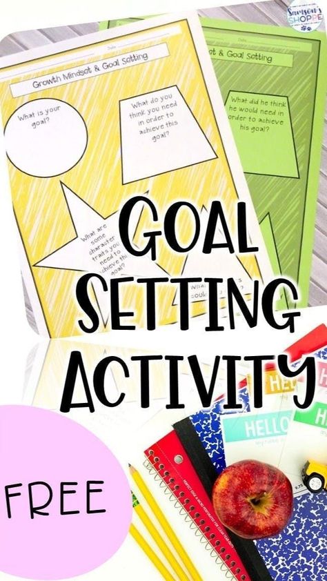 Learn how to set goals with your students and different goal setting activities that you can use with students. These don't have to be just for the New Year, and is the perfect motivational activity for students any time of year! Goal Setting For 2nd Grade, Goal Setting Lessons For Elementary, Motivation Activities For Students, Goal Setting Activities For Teens, Motivational Activities For Students, Motivational Worksheets, Goal Setting Activities For Kids, Friday Activities, Setting Activities