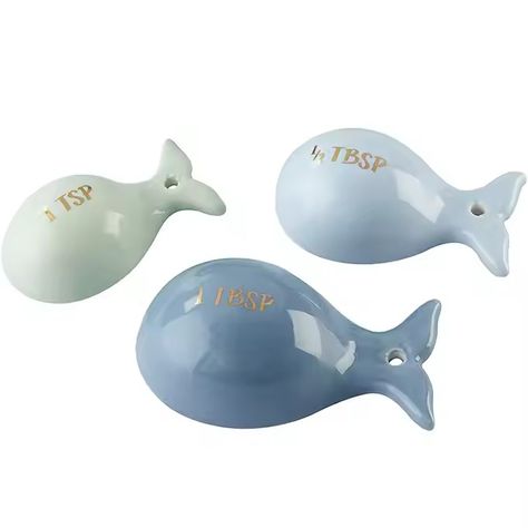 Hot Selling Sets Of 3 Whales Shape Ceramic Measuring Spoons For Kitchenware - Buy Wholesale Measuring Spoon measuring Cups And Spoons Set ceramic Cat Measuring Spoon Product on Alibaba.com Measuring Cups And Spoons, Cat Cafe, Spoon Set, Measuring Spoons, Measuring Cups, Cafe, Ceramics