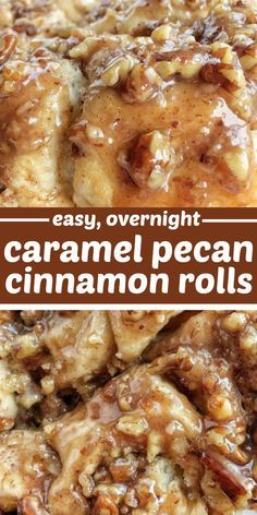 Overnight Caramel Rolls, Cinnamon Rolls Caramel, Cinnamon Rolls Overnight, Caramel Pecan Cinnamon Rolls, Cinnamon Rolls No Yeast, Rolls No Yeast, Pecan Desserts Recipes, No Yeast Cinnamon Rolls, Pecan Cinnamon