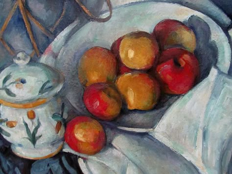 Cezanne Still Life, Paul Cezanne Paintings, Cezanne Art, Expressionist Landscape, Still Life With Apples, Raoul Dufy, French Paintings, Still Life Fruit, Paul Cezanne