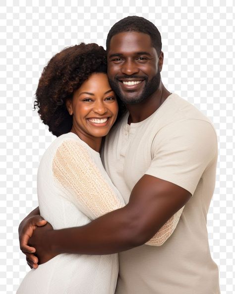 Couples Kiss, Couple Png, African American Couples, Studio Portrait Photography, Birthday Art, Studio Portrait, Love Hug, Couples Images, Kissing Couples