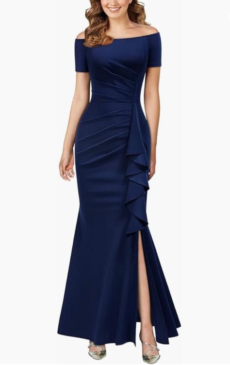 Long Dress : Amazon.ca: Clothing, Shoes & Accessories Evening Long Dress, Dress Amazon, Buy Clothes Online, Elegant Outfits, Elegant Dresses Classy, Womens Prom Dresses, Business Dresses, Evening Dresses Long, Elegant Outfit