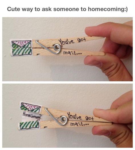 Cute way to ask someone to homecoming:) Asking To Homecoming, Ask Out, Prom Proposal, Homecoming Proposal, A Girl, Homecoming, Prom, Pins, Clothes