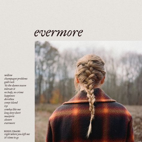 With Canva, I recreated Taylor Swift's album covers in the style of Midnights. Here's one for evermore. I also made Spotify playlist covers in the Midnights aesthetic. Evermore Album Cover, Prom Posters, Taylor Swift 2006, Fall Playlist, Taylor Swift Playlist, Taylor Swift Now, Taylor Swift Midnights, Bon Iver, Paparazzi Photos