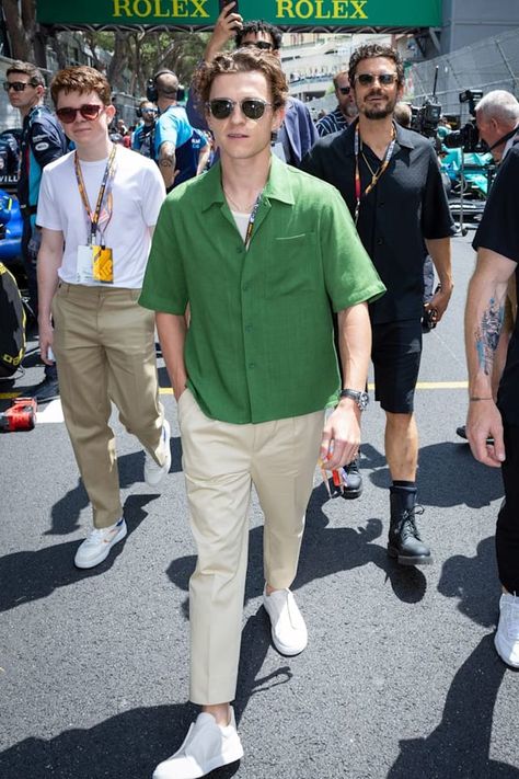 Mike Tindall Reveals Unexpected New Friendship After Monaco Grand Prix Tom Holland Style, F1 Monaco, Spider Men, Outfits Primavera, Smart Casual Menswear, Mike Tindall, Gentleman Aesthetic, Monaco Grand Prix, Mens Designer Shirts