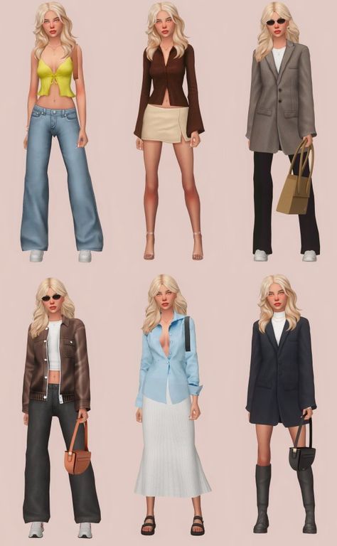 Sims 4 Cc Free People, Sims 4 Alpha Cc Clothes Cute, Sims 4 Cc Packs Clothing Y2k, Sims 4 Business Casual, Simstefani Cc Free, Ashwarrplays Sims 4, Sims Cc Lululemon, Sims 4 Cc Going Out Clothes, Sims 4 Cc Clothes Low Rise Jeans