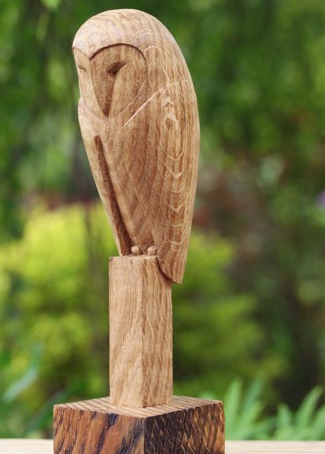 Whittling Patterns, Wood Carving Art Sculpture, Hand Carved Walking Sticks, Dremel Carving, Simple Wood Carving, Wood Carving For Beginners, Wood Carving Tools Knives, Wood Owls, Wooden Owl